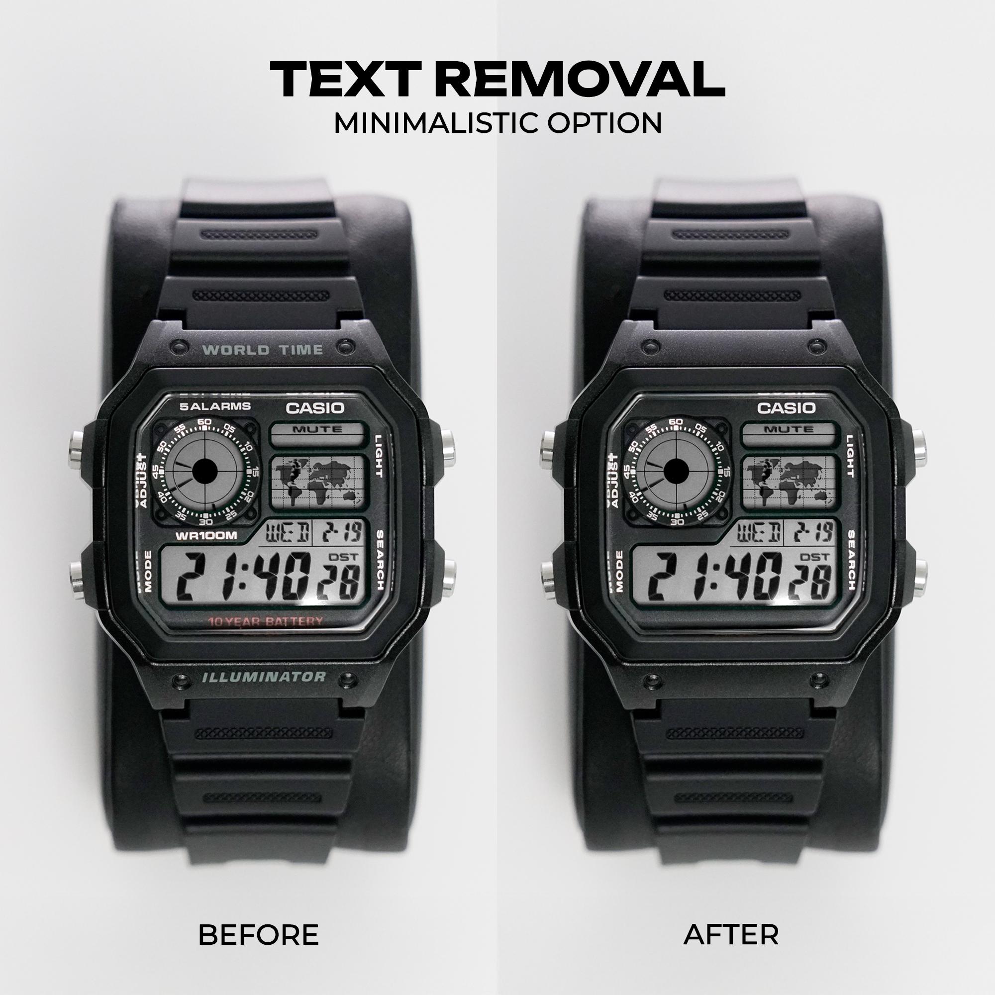 Custom “LAVA” Modified Watch Based on Casio Ae1200, New in Box