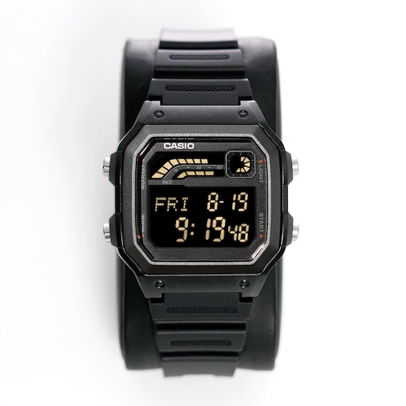Custom “OBSIDIAN” Modified Watch Based on Casio Ws1600, New in Box