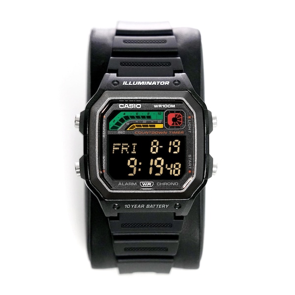 Custom “VIPER” Modified Watch Based on Casio ws1600, New in Box, Digital Modified Watch, Gift for Him, by Nocturnal Time