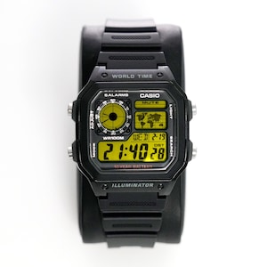 Custom “RECON” Modified Watch Based on Casio Royale ae1200, New in Box, Digital Modified Watch, Gift for Him, by Nocturnal Time