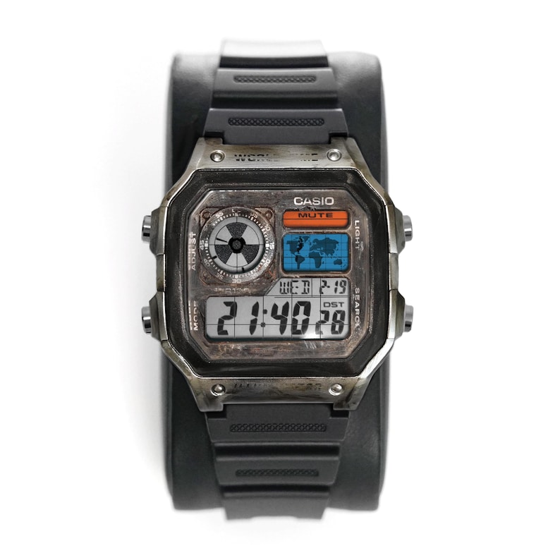 Custom “MK-1” Modified Watch Based on Casio ae1200, New in Box, Digital Modified Watch, NASA, Artistic, Gift for Him, by Nocturnal Time