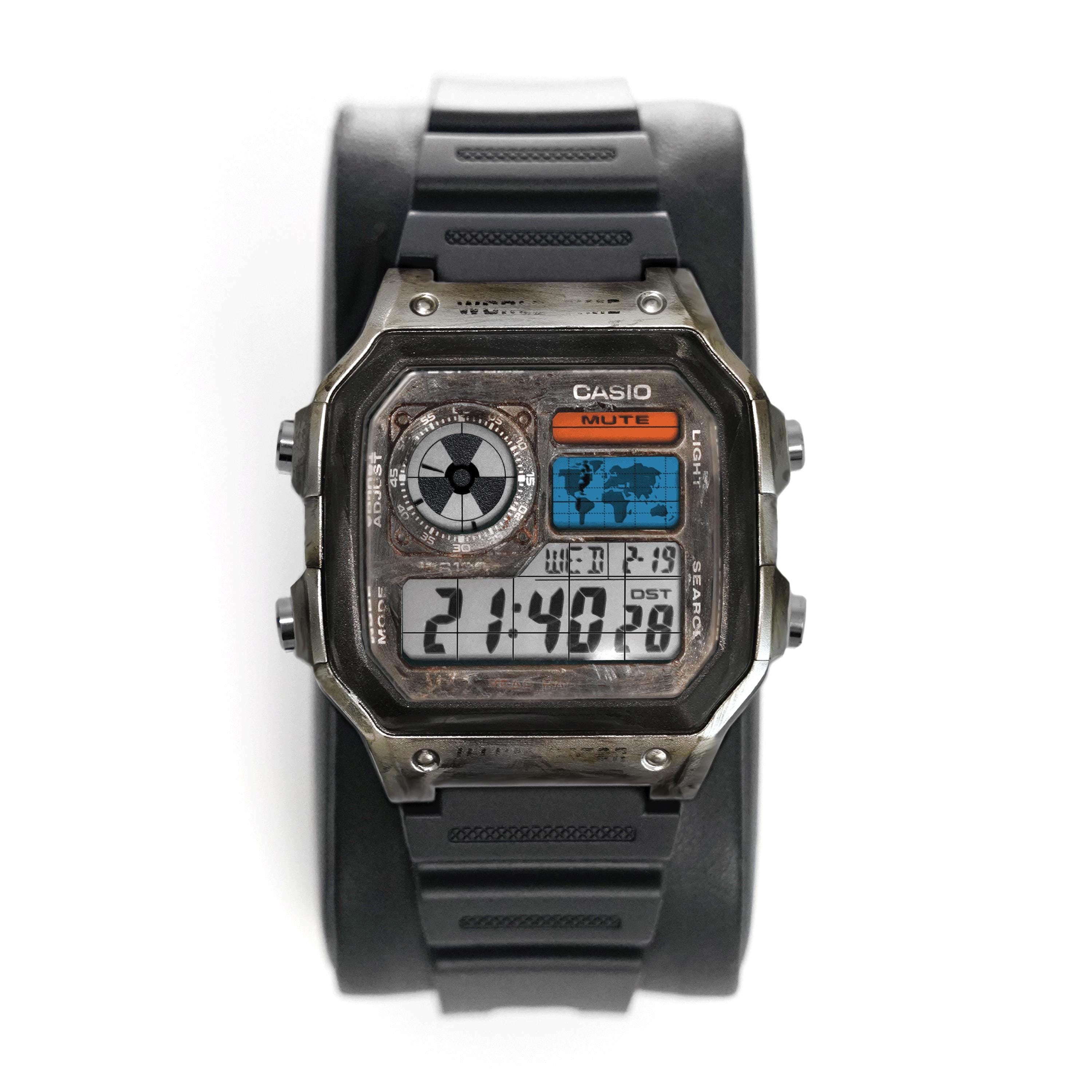 Custom “MK-1” Modified Watch Based on Casio Ae1200, New in Box