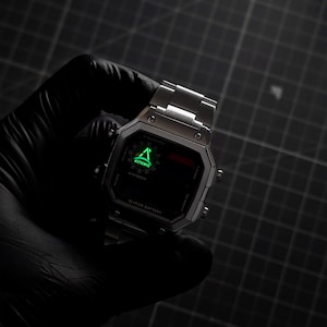 Custom “ARTEMIS” Moon Watch, Modified Watch Based on Casio ae1200, NASA, Digital Modified Watch, Gift for Him, New in Box, by Nocturnal Time image 5