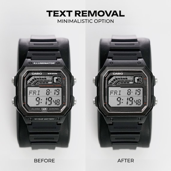 Custom “VIPER” Modified Watch Based on Casio Ws1600, New in Box