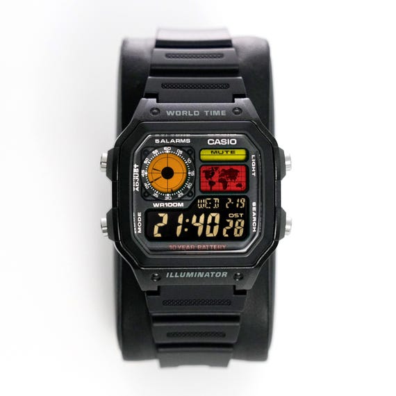 Custom “BOOST” Modified Watch Based on Casio Ae1200, New in Box