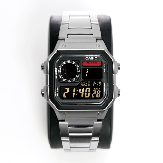 Custom “SPECTRE” Modified Watch Based on Casio Ae1200, New in Box