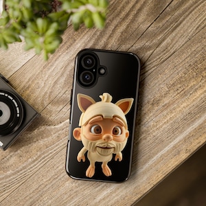 Niedliche 3D Cartoon Handyhülle für iPhone 16 stoßfeste Schutzhülle mit glänzender oder matter Oberfläche