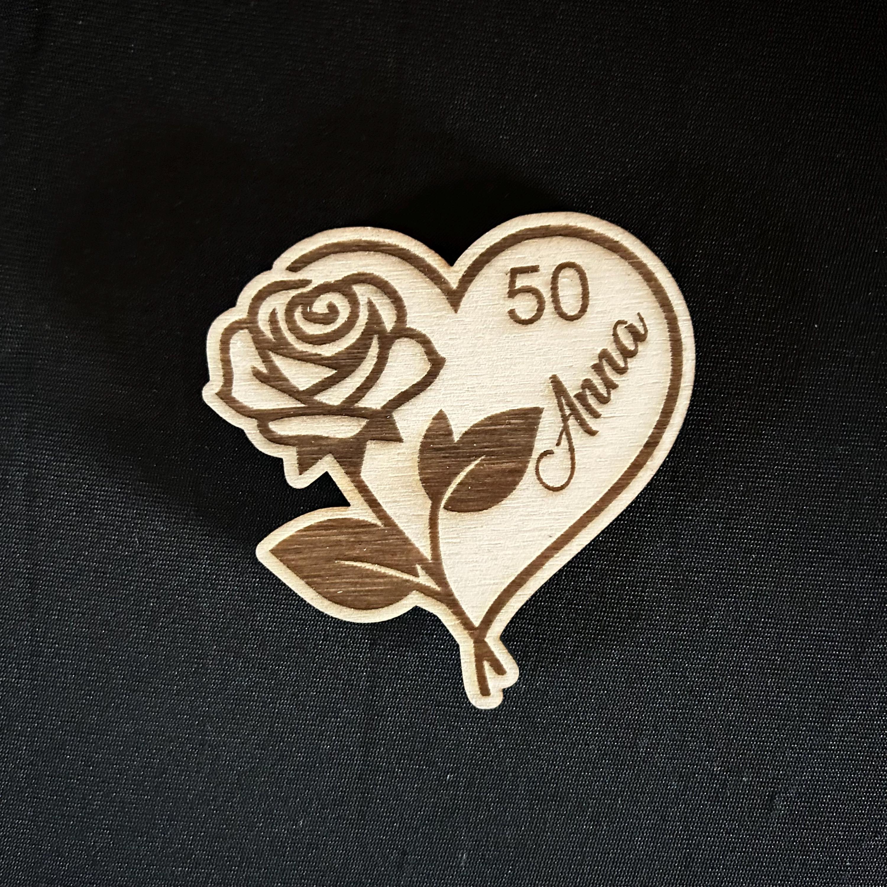 Cuore Di Legno Con Corteccia Naturale E Incisione Personalizzata, Regalo Di Nozze Con Motivo A Cuore, Decorazione Per Anniversario Di Matrimonio - Foto 7