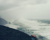 The Sea Hath No King - Fine Art Photograph - Stormy ocean scene photography, ocean decor, beach decor.