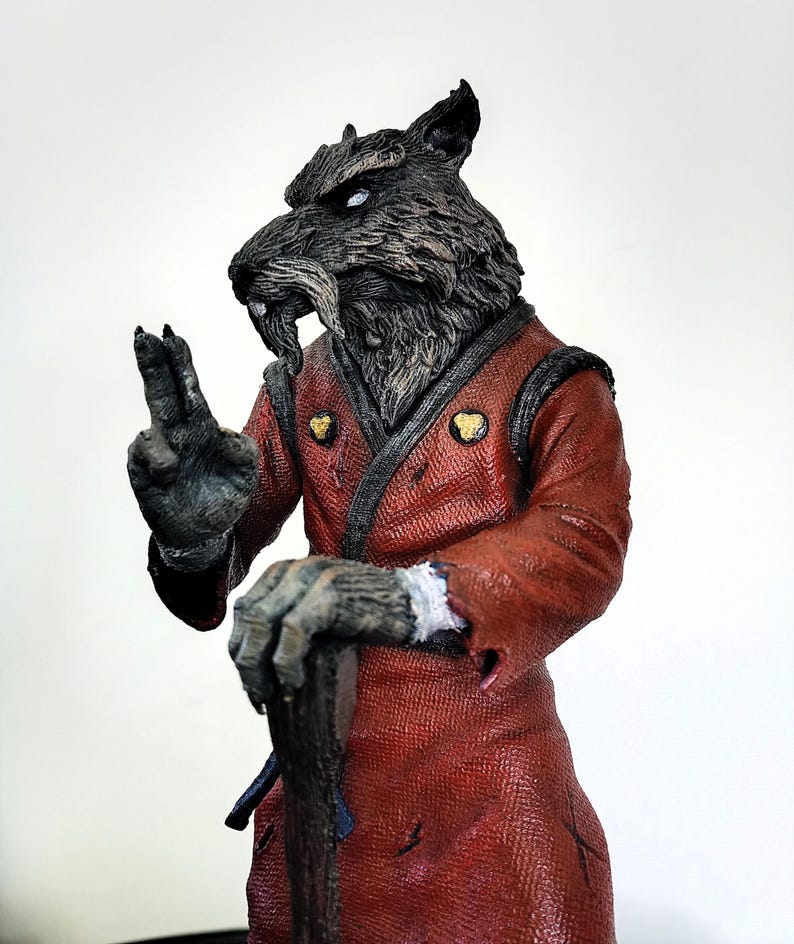 Splinter Claws Splinter 3D Figure TMNT- Hand Painted - Fan Art - Etsy