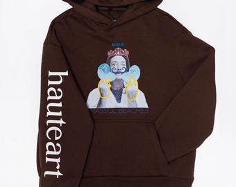 Masha Bo “Bye, Bitch!” Brown Art Tracksuit