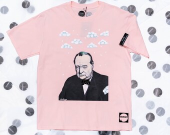 Winston Churchill Art T-Shirt – HAUTEART x Valentinos Vassiliou – Limited Edition