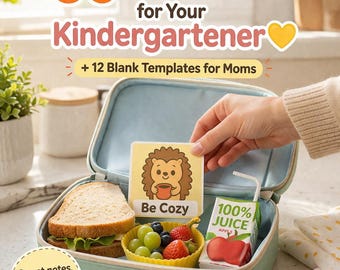 Lunch notes for Kindergarteners | Lunch notes for non readers | Lunch notes for Preschoolers | Lunch notes for toddlers | Picture cards