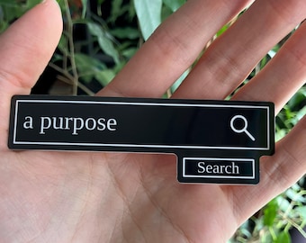 Searching a purpose in life - sticker geek hacker