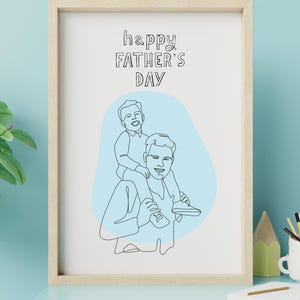 Father’s Day Wall Art Digital Print, Instant Download Gift for Dad, Meaningful Home Decor, Simple & Special Dad Quote Printable