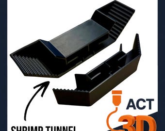 Shrimp Hideout Cave Aquarium Decor Shelter - Small Medium Large, Durable Tunnel, Nano Setups