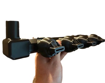 Fluval FX4 FX6 Aquarium Spray Bar, Filter Outlet Upgrade, Multi adjustable direction nozzle, 24mm Hose Flow Distributor, Return Attachment
