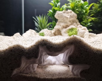 Abyss Root - Aquarium Cave | Fish Shelter, Terrarium Decor