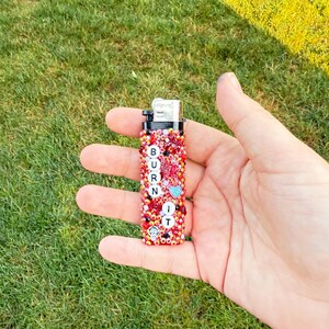 PuffPrettyCo | Red Bedazzled Lighter