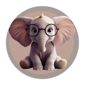 Elephant Mouse Pad Stylish & Durable Desk Accessory