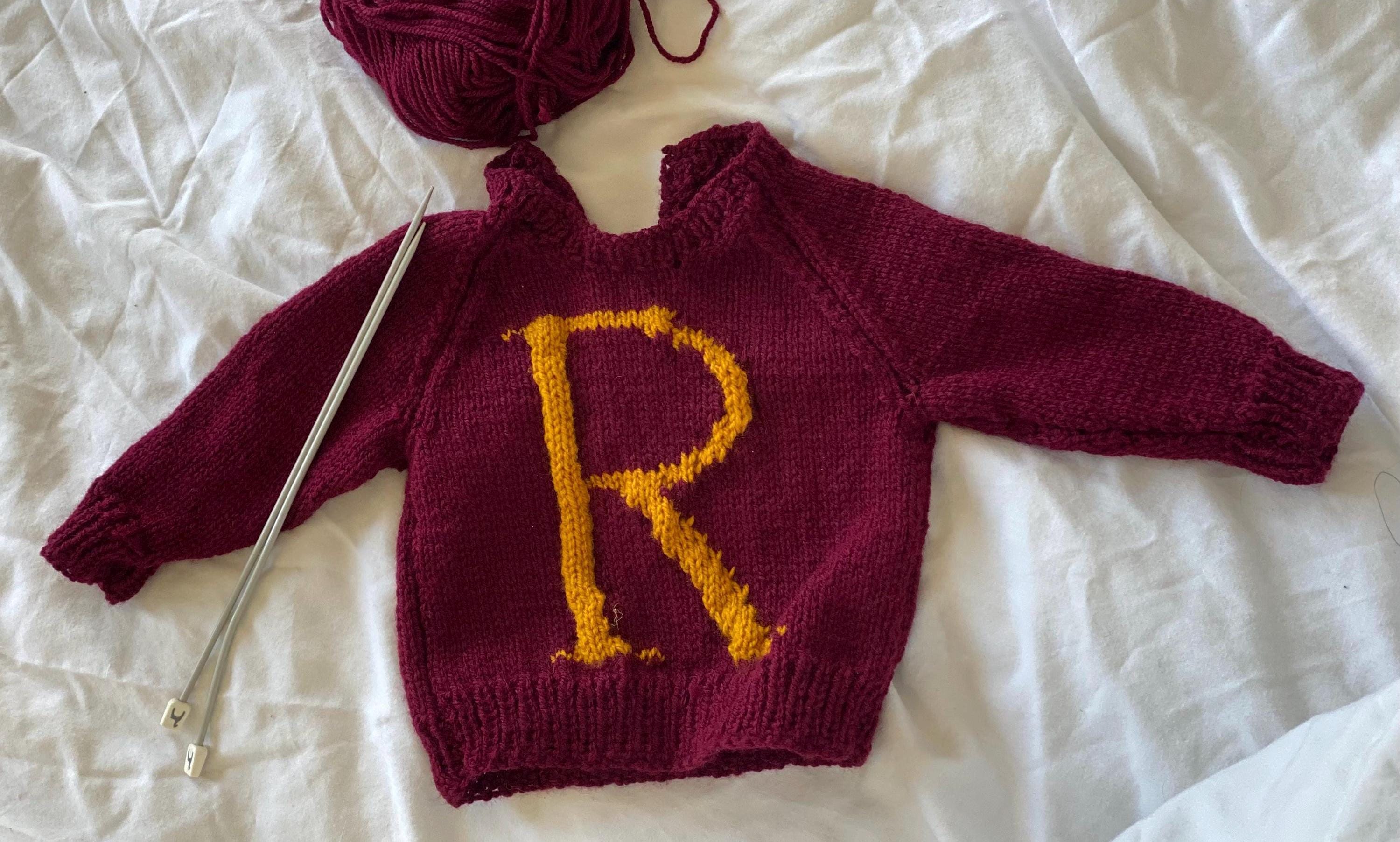 George Weasley Knitted Jumper G Weasley Sweater Harry Potter