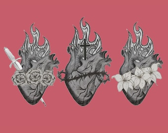 Corazones de la Sagrada Familia - Descarga digital