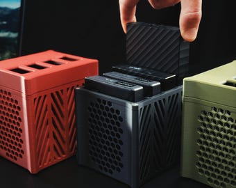 Universal-Organizer für My Passport | Eleganter Aufbewahrungskoffer für eine externe Festplatte