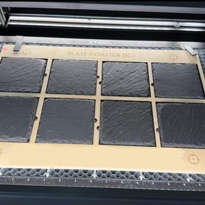 Xtool S1 4" vierkante leisteen onderzettermal - digitale download