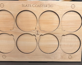 Xtool S1 4" Round Slate Coaster Jig - Digital Download