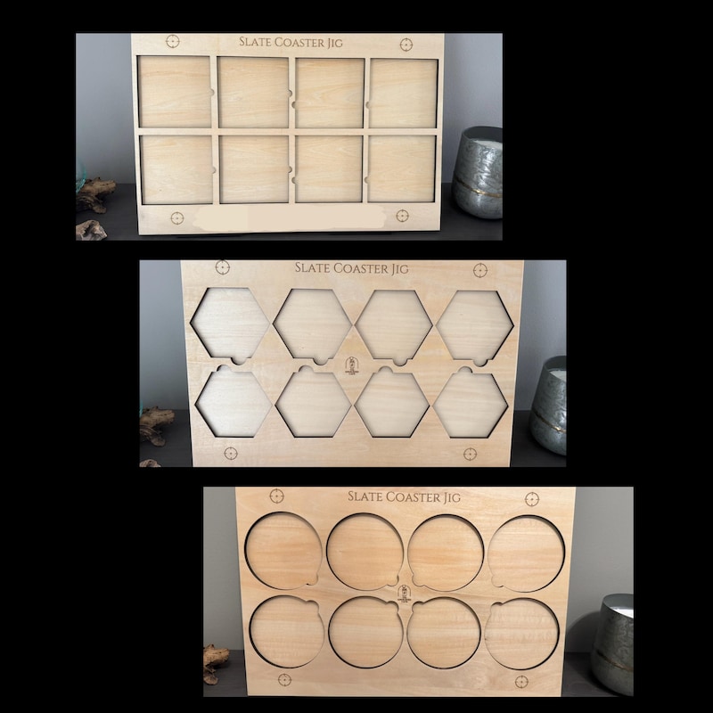 Coaster Jigs Vector Jig for Coasters Svg - Etsy