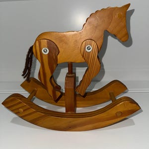 Wooden Rocking Horse