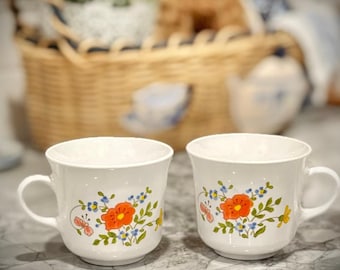 Corelle Wildflower Coffee Mugs Set of 2, Corning USA