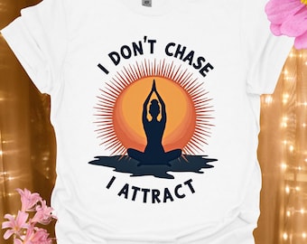 Mindful Attraction T-Shirt, Yoga Zen Motivational Tee