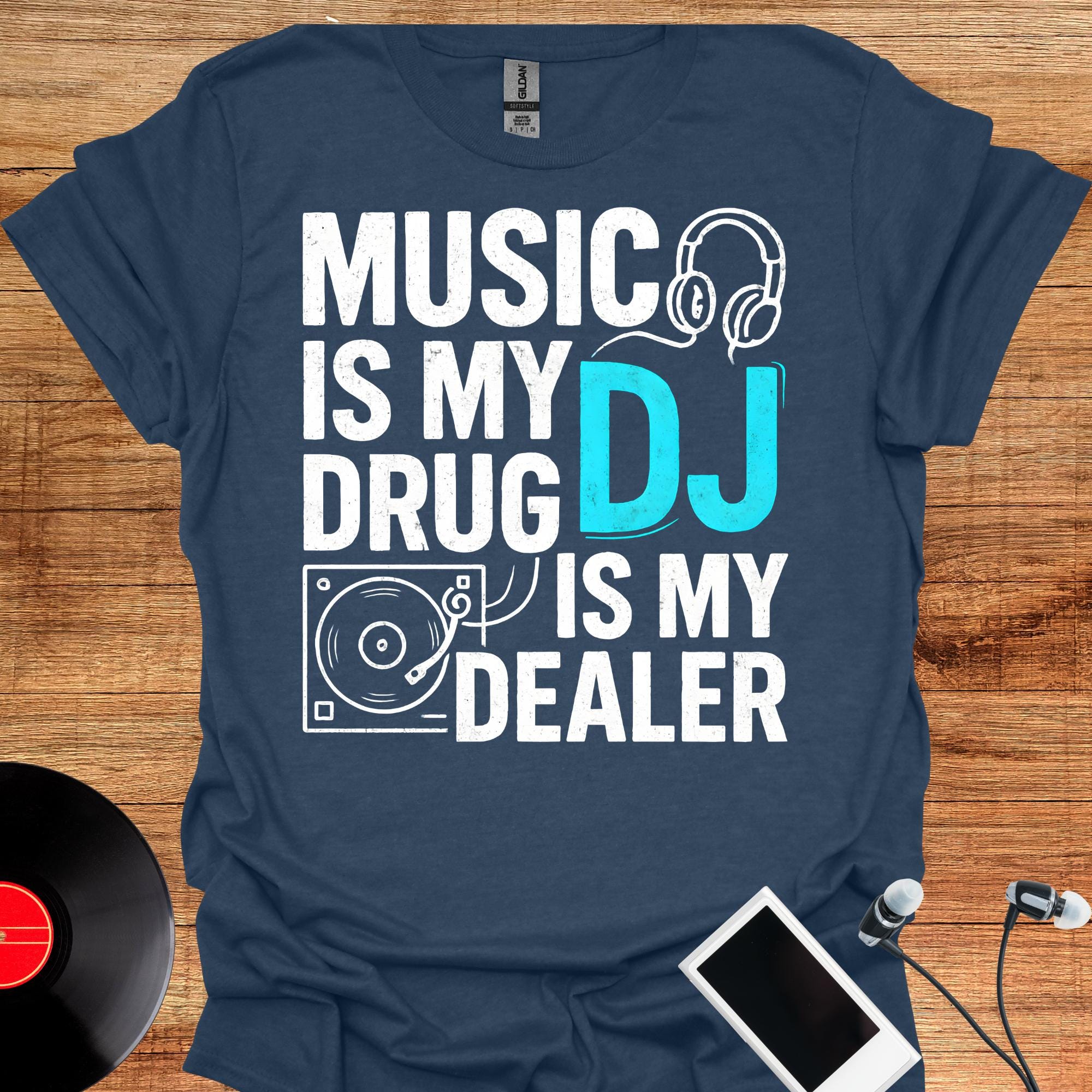 Music is My Drug DJ Shirt, Funny Music Lover Tee - Etsy