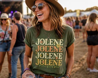 Dolly Parton Jolene Floral T-Shirt, Vintage Retro Tee