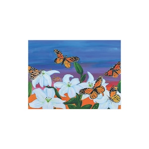 Monarcas y Azucena postcards by Amy Sierra