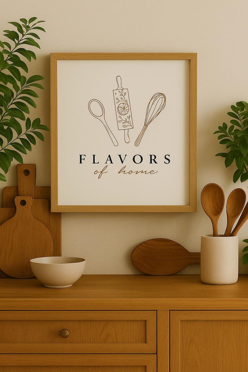3-piece Kitchen Decor Set – Digital Print Wall Art – Instant Download ...