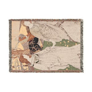 Artistic Renaissance Woven Blanket, Cozy Home Decor, Unique Gift for Art Lovers, Perfect for Living Room, Warm Throw for All Occasions