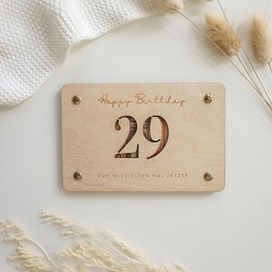 Feliz aniversário 29 anos: presente em dinheiro | Presente engraçado em dinheiro para aniversário | Presenteando para quem tem 29 anos | Ideia de presente para maiores de 30 anos