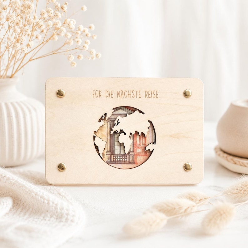 Dinero para regalar en viajes, dinero para viajes, bono de viaje, envoltura de regalos de viaje, regalar un viaje, dinero para vacaciones, dinero para viajar imagen 1