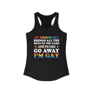 Funny Gay Pride Tank Top, LGBTQ Gift, Pride Apparel, Fun Summer Shirt, Statement Tee, Casual Workout Blouse