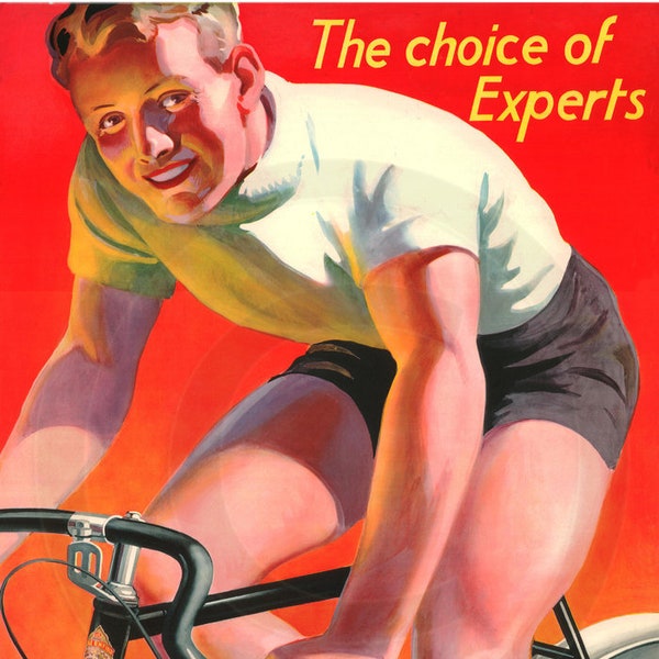 Bicycle, Royal Enfield, Cycle, Bike, Bicycle Culture, Fitness, 1930s, UK, India, Club, Print