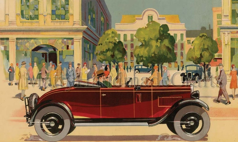 Austin 12, Eaton, 1930s, Advertising, Print image 1