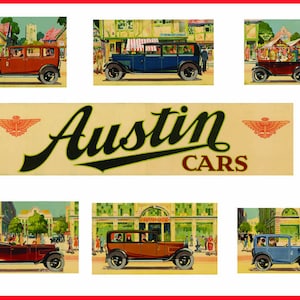 Austin Cars, Collection, Advertising, 1930s Print