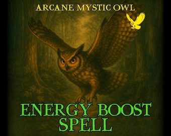 Energy Boost Spell, Vitality & Stamina Renewal (Personalized Ritual)