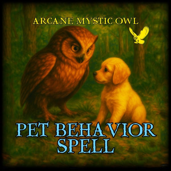 Pet Behavior Spell – Improve Obedience & Calm Energy