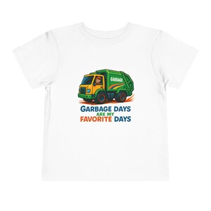 Garbage Truck Toddler Tee, Kids Garbage Truck Shirt, Trash Truck Children&#39;s T-Shirt, Waste Management Toddler Top, Garbage Truck Kid&#39;s