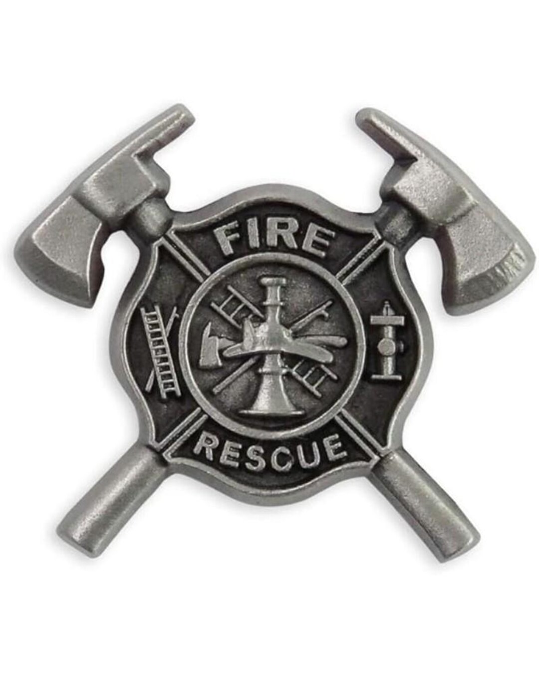 Tactical Rescue Pin Fire Rescue Lapel Pin: Handcrafted Solid Pewter, Made in USA - Etsy