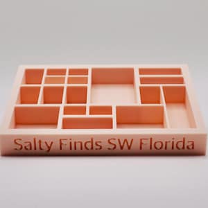 Mini Seashell Display Tray – Customizable Beach Treasure Organizer