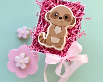 Danis Drip - Erdmännchen – Cookie Cutter & Stempel für Safari-Mottos, Kindergeburtstage  Tierfreunde